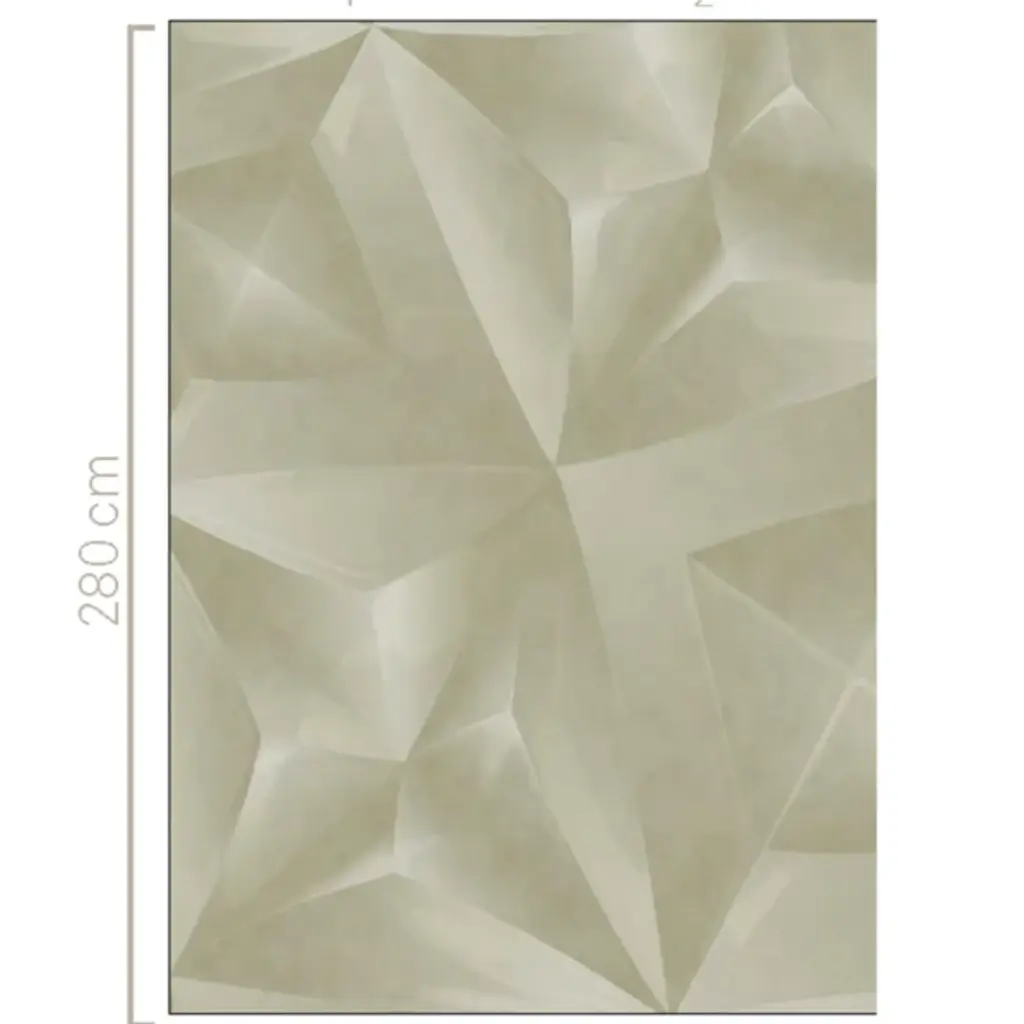 Eijffinger Eijffinger Gilded Wallpower Crystal Right Sage 340191