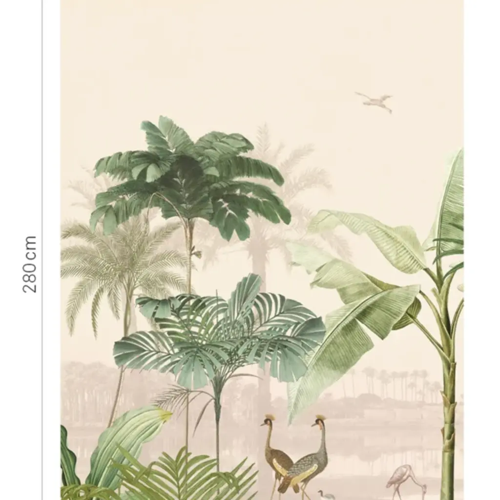 Eijffinger Eijffinger Oasis Wallpower Lush Lagoon Small Blush Pink 317404