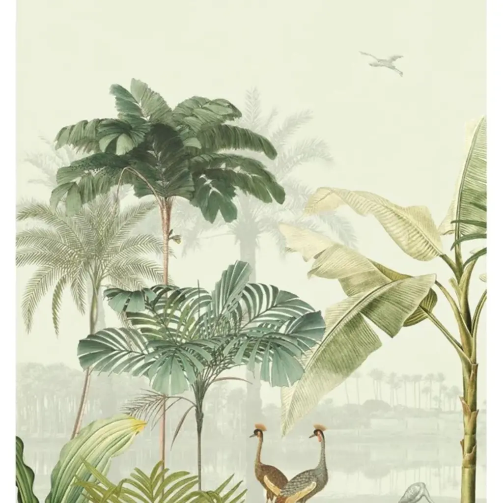 Eijffinger Eijffinger Oasis Wallpower Lush Lagoon Small Blush Blue 317405