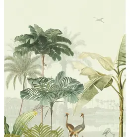 Eijffinger Eijffinger Oasis Wallpower Lush Lagoon Small Blush Blue 317405