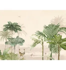 Eijffinger Eijffinger Oasis Wallpower Lush Lagoon Large Blush Pink 317401