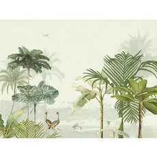 Eijffinger Eijffinger Oasis Wallpower Lush Lagoon Large Blush Blue 317402