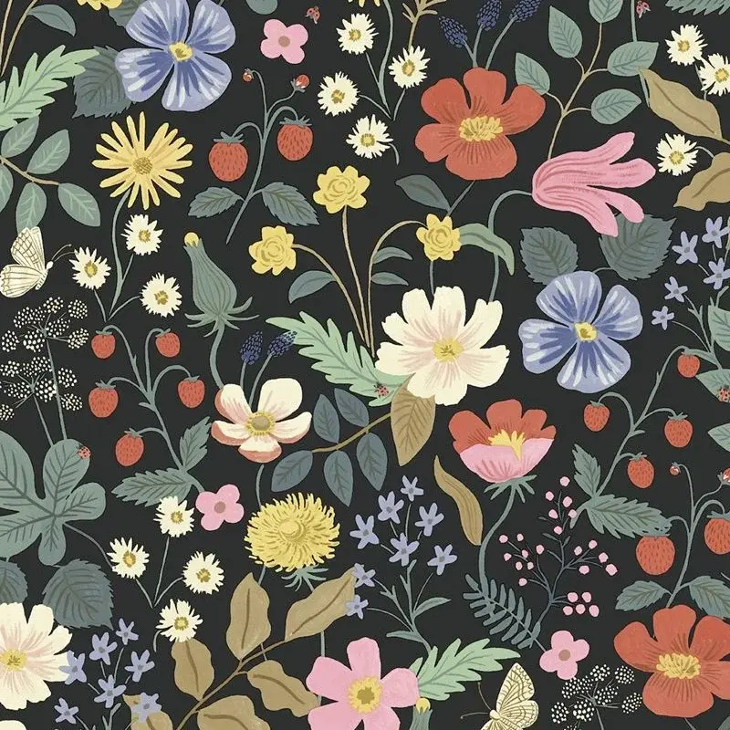 Eijffinger Eijffinger Rifle Paper Co. behang Strawberry Fields RP7355