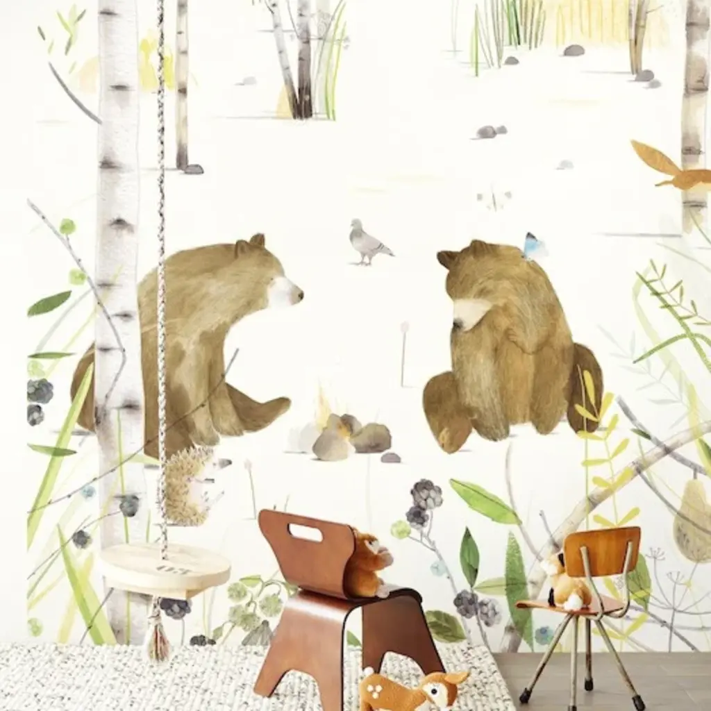 Eijffinger Eijffinger Wallpower Junior 364162 Chitchating Bears