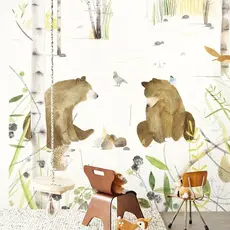 Eijffinger Eijffinger Wallpower Junior 364162 Chitchating Bears