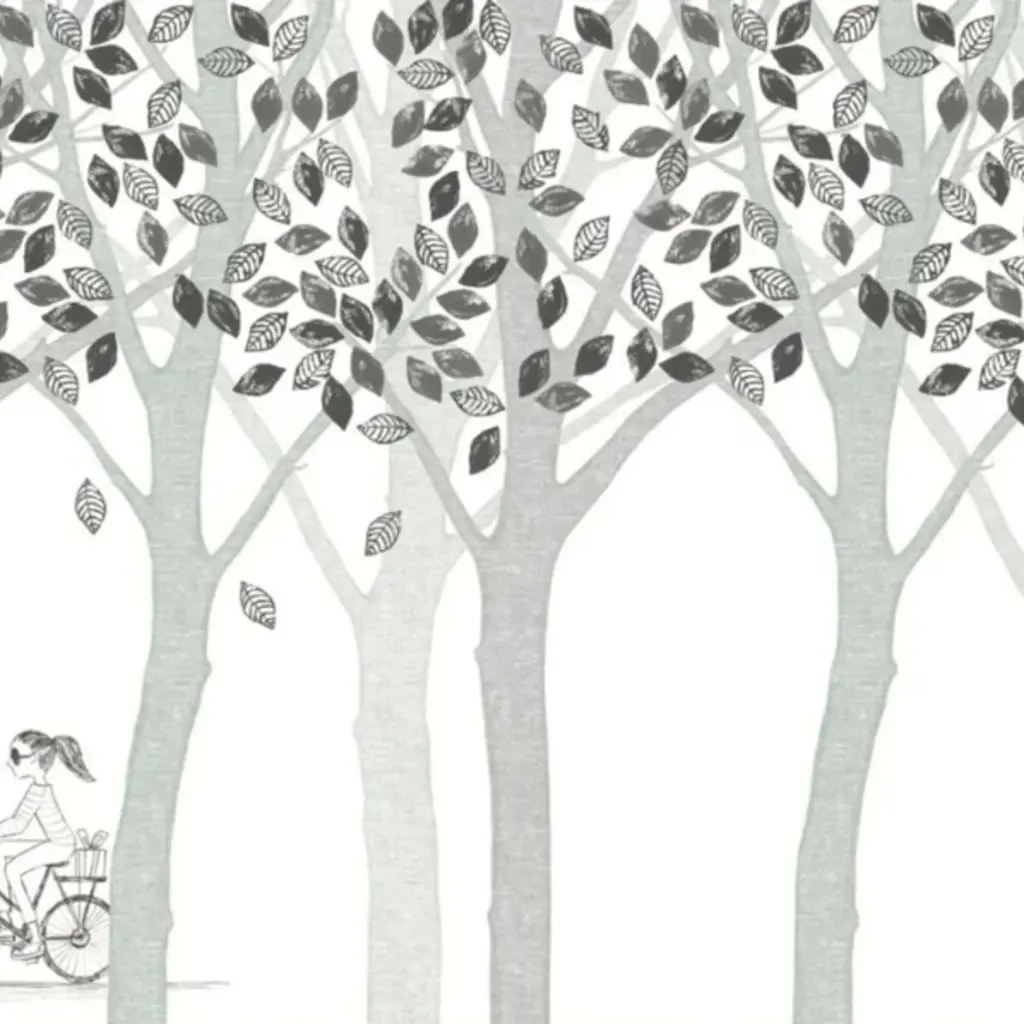 Eijffinger Eijffinger Wallpower Junior 364197 Bike, Leaf, Tree