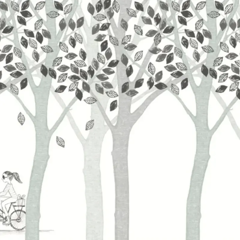 Eijffinger Eijffinger Wallpower Junior 364197 Bike, Leaf, Tree