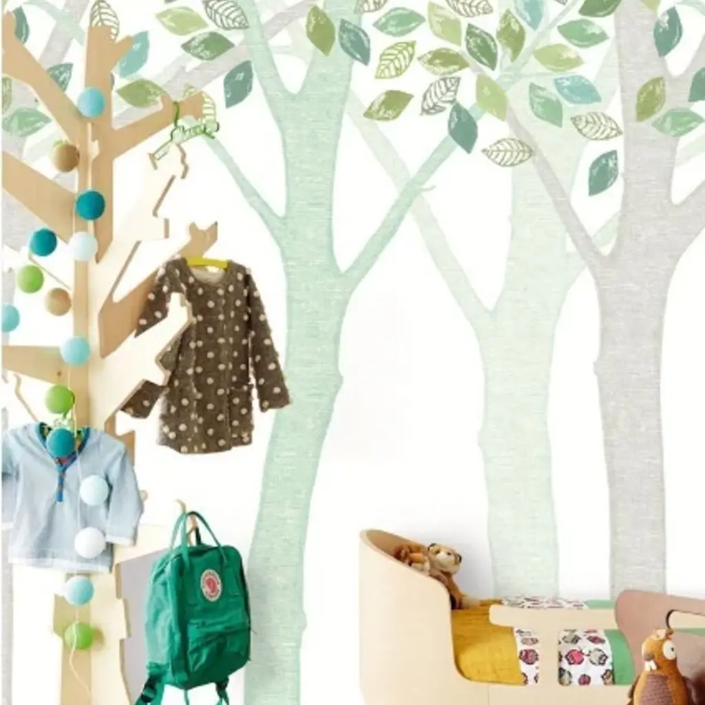 Eijffinger Eijffinger Wallpower Junior 364129 Green Leaf Tree