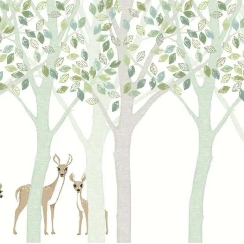 Eijffinger Eijffinger Wallpower Junior 364198 Deer, Leaf, Tree