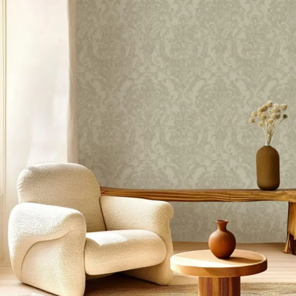 Hooked on Walls Hookedonwalls Chunky Weaves behang Damask 30610