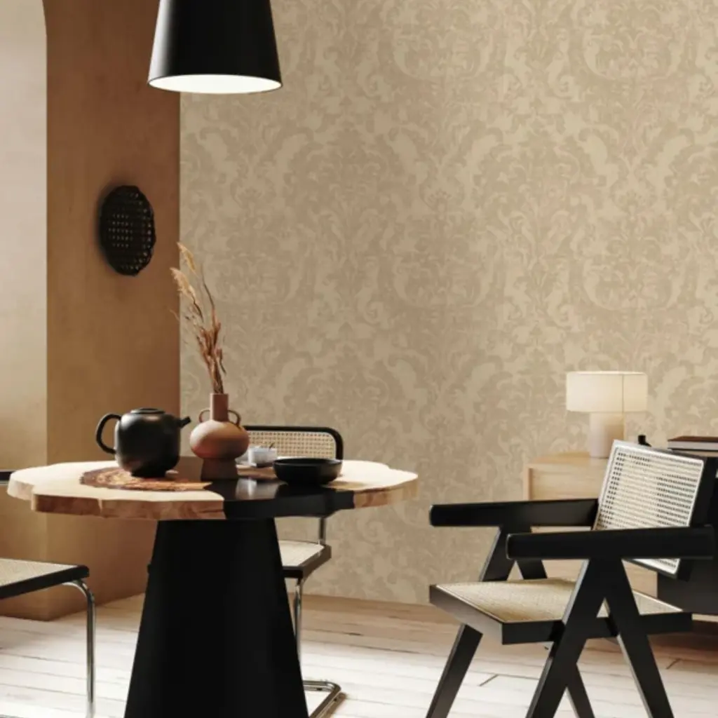 Hooked on Walls Hookedonwalls Chunky Weaves behang Damask 30610