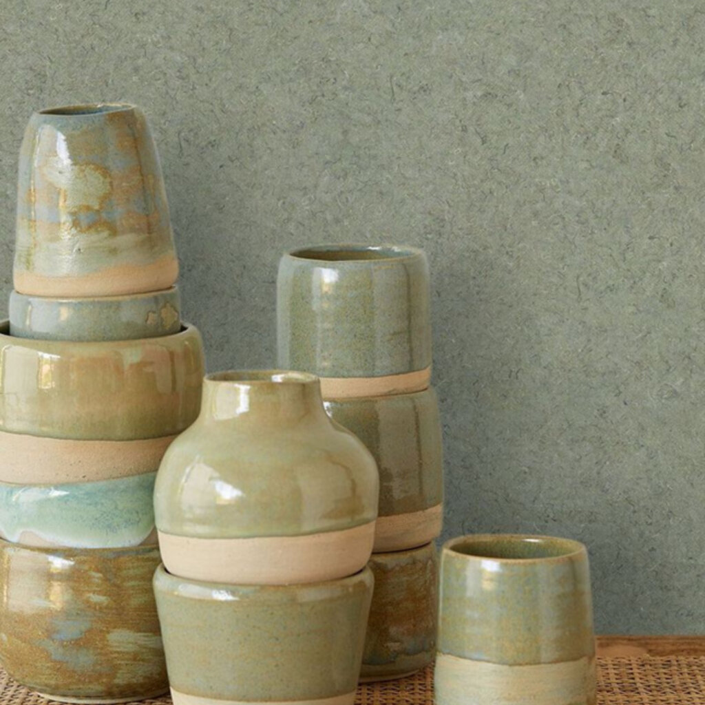 Eijffinger Eijffinger Felt behang Defence Green 350821