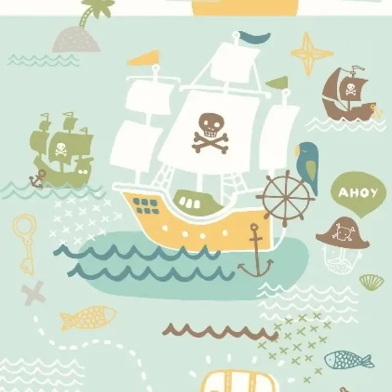 Eijffinger Eijffinger Wallpower Junior 364108 Pirates Ahoy Flat