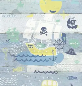 Eijffinger Eijffinger Wallpower Junior 364107 Pirates Ahoy Wood