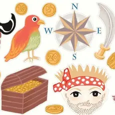 Eijffinger Eijffinger Wallpower Junior Stickers 864003 Pirates