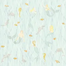 Eijffinger Eijffinger Wallpower Junior 364149 Mermaids Blue