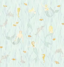 Eijffinger Eijffinger Wallpower Junior 364149 Mermaids Blue