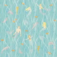 Eijffinger Eijffinger Wallpower Junior 364150 Mermaids Azur