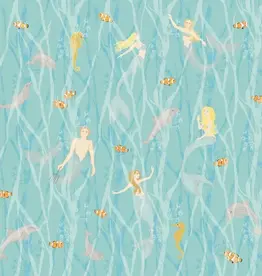 Eijffinger Eijffinger Wallpower Junior 364150 Mermaids Azur