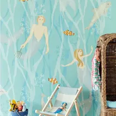 Eijffinger Eijffinger Wallpower Junior 364150 Mermaids Azur