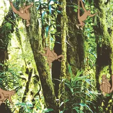 Eijffinger Eijffinger Wallpower Junior 364155 Monkeys In The Jungle