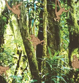 Eijffinger Eijffinger Wallpower Junior 364155 Monkeys In The Jungle