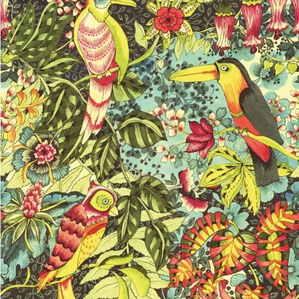 Eijffinger Eijffinger Wallpower Junior 364121 Birds In Paradise Green