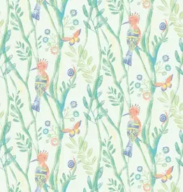 Eijffinger Eijffinger Wallpower Junior 364151 Tropical Labyrinth Blue