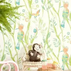 Eijffinger Eijffinger Wallpower Junior 364152 Tropical Labyrinth Cream