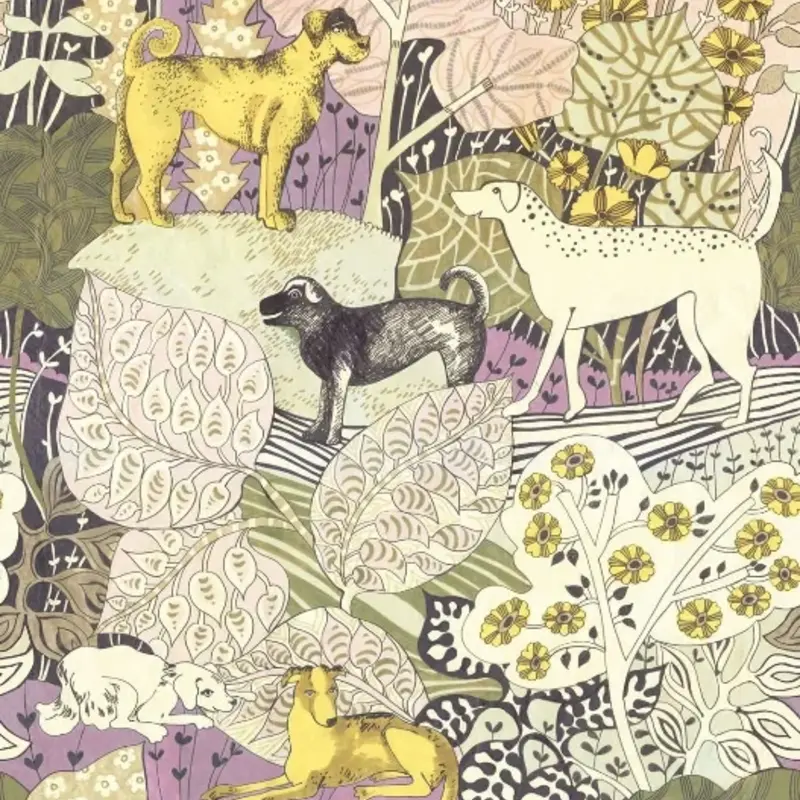 Eijffinger Eijffinger Wallpower Junior 364120 Doggy Dooo Mauve