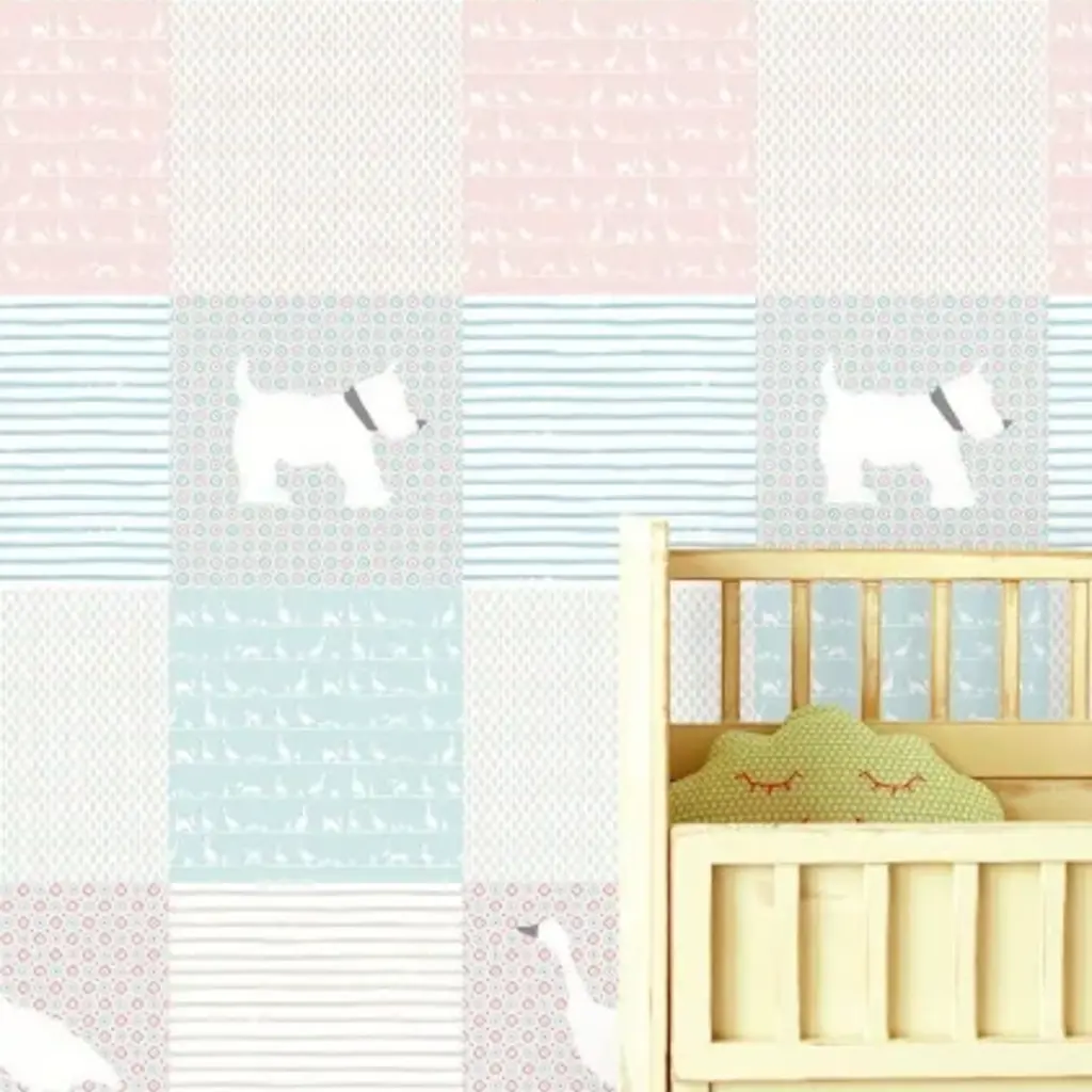 Eijffinger Eijffinger Wallpower Junior 364176 Ducky Patch Pink