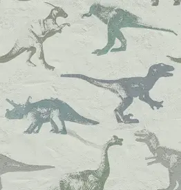 Eijffinger Eijffinger Wallpower Junior 364154 Dino Fossils Grey