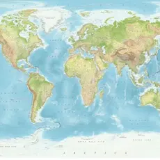 Eijffinger Eijffinger Wallpower Junior 364196 World Map