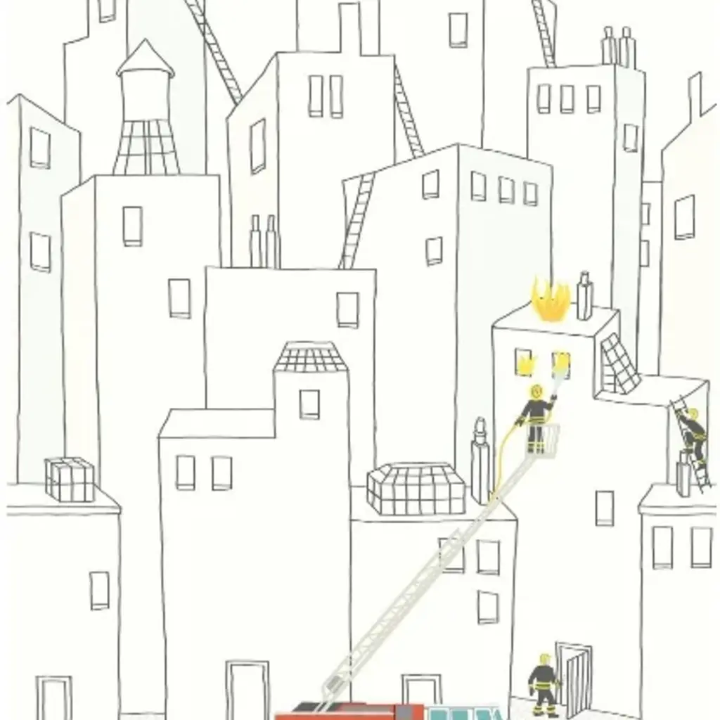 Eijffinger Eijffinger Wallpower Junior 364173 Firemen In The City