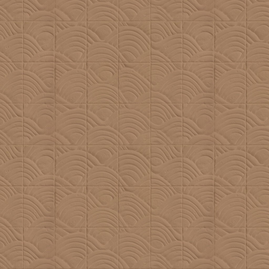 Arte Arte Babylon behang Terracotta Almond 97013