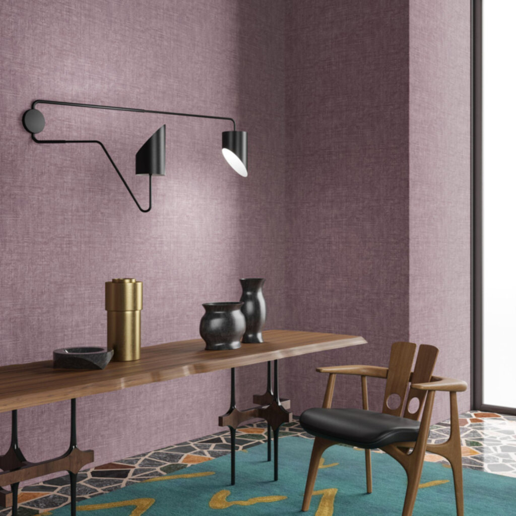 Arte Arte Brushed Suede behang Aubergine 59604