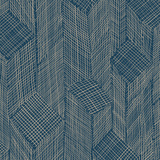 Arte Arte Cameo behang Shibam Midnight Blue 66010