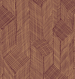 Arte Arte Cameo behang Shibam Wine Red 66011