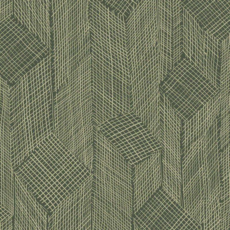 Arte Arte Cameo behang Shibam Covert Green 66014
