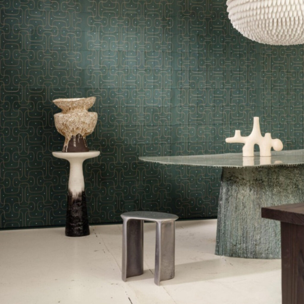 Arte Arte Corium behang Jaseran Petrol 27440