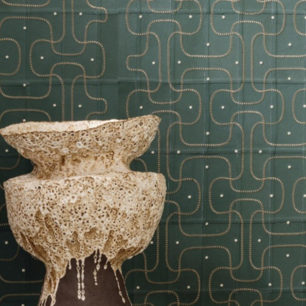 Arte Arte Corium behang Jaseran Petrol 27440