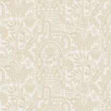 Arte Arte Emblème behang Joie White Gold 30810