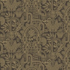 Arte Arte Emblème behang Joie Black Gold 30811