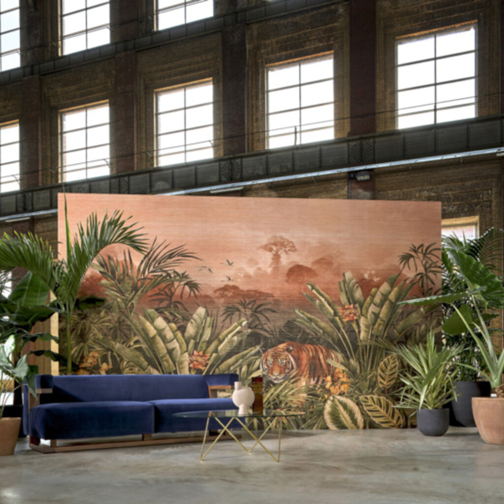 Arte Arte Expedition Wandpaneel Silk Road Garden with Begal Tiger 72000