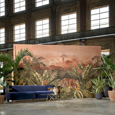 Arte Arte Expedition Wandpaneel Silk Road Garden with Begal Tiger 72000