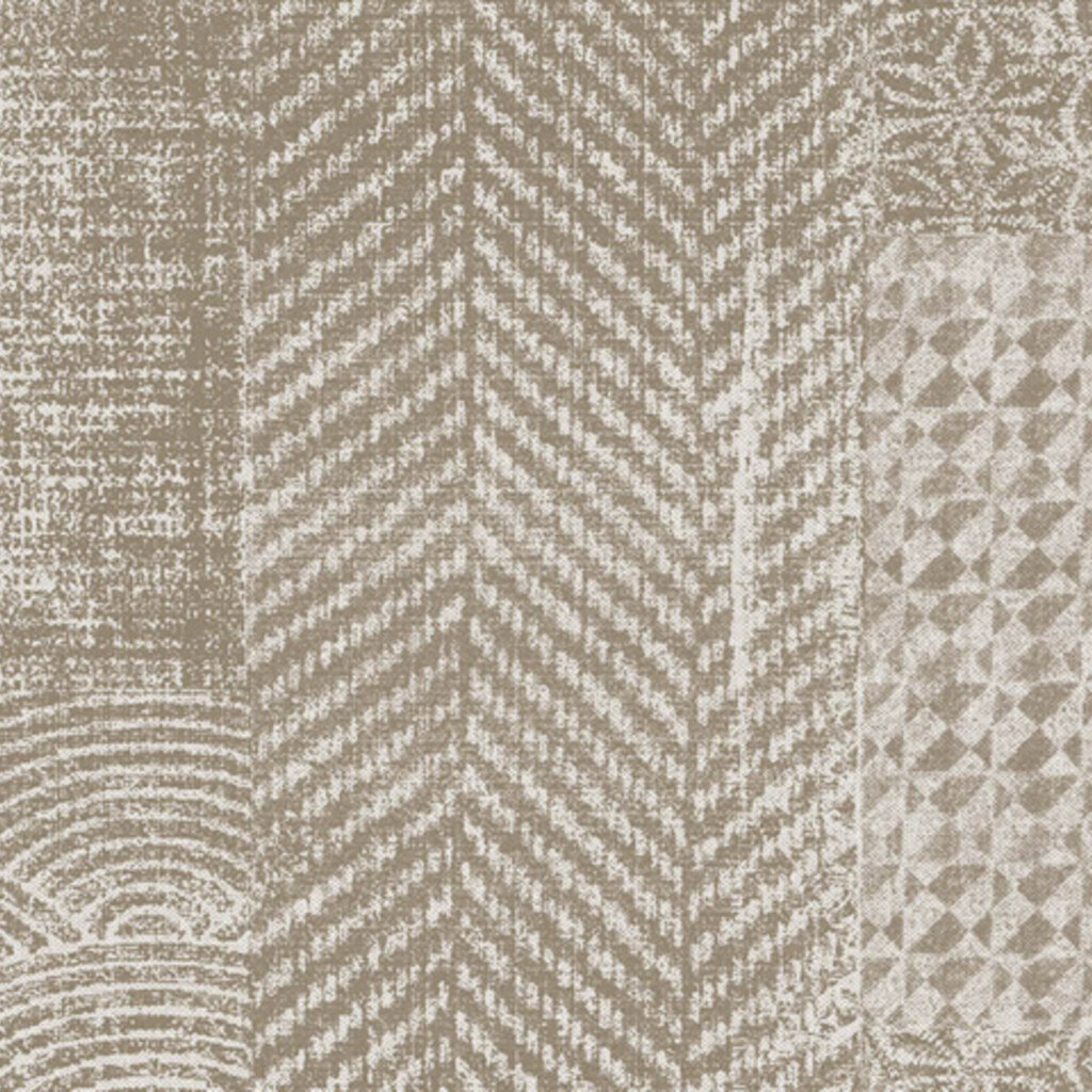 Arte Flamant Caractère behang Patchwork Flax 12050