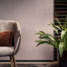 Arte Flamant Caractère behang Damier Muscade 12060