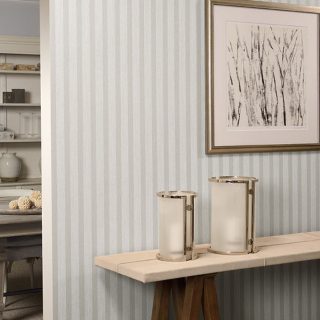 Arte Flamant Les Rayures - Stripes behang Petite Stripe Fantôme 78110