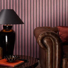 Arte Flamant Les Rayures - Stripes behang Petite Stripe Pimento 78116