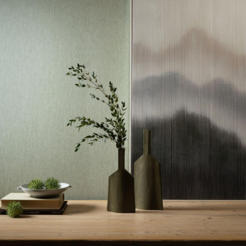 Arte Flamant Honoré behang Terre de Lin Vert d'Eau 78260